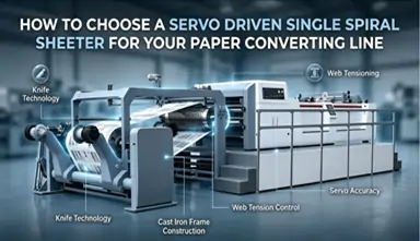 How to Choose a Servo Driven Single Spiral Sheeter for Your Paper Converting Line